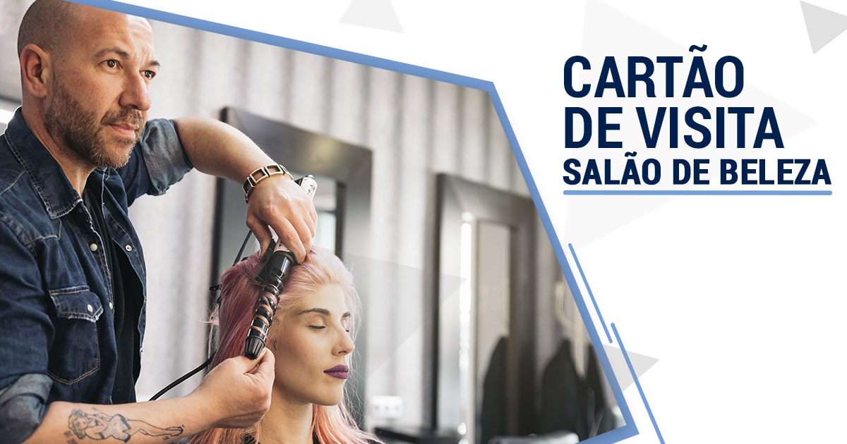Cartão de visita salão de beleza