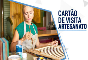Cartão de visita artesanato 