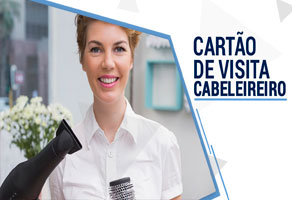 Cartão de visita cabeleireiro 