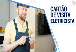 Cartão de visita eletricista