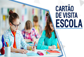 Cartão de visita escola
