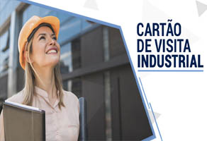 Cartão de visita industrial